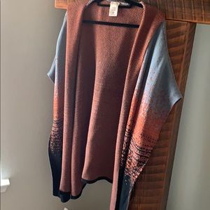 Merona hooded cardigan/poncho